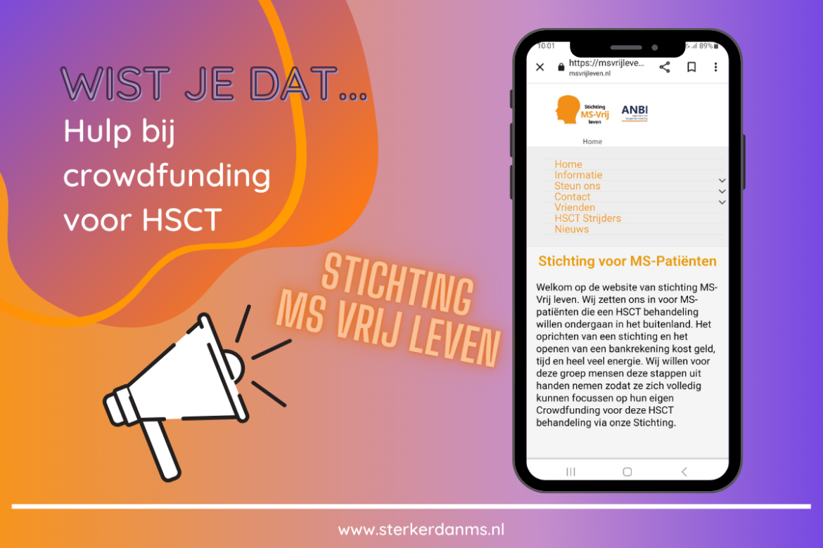 Hulp bij crowdfunding voor HSCT